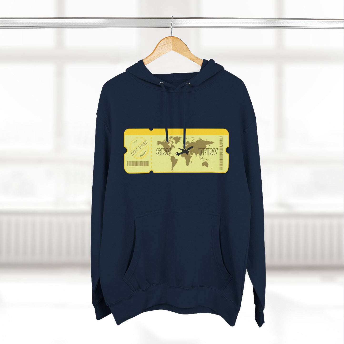 Thrive - Three-Panel Fleece Hoodie