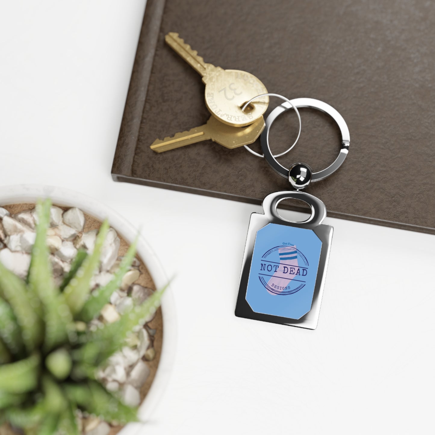 Get Free - Rectangle Photo Keyring
