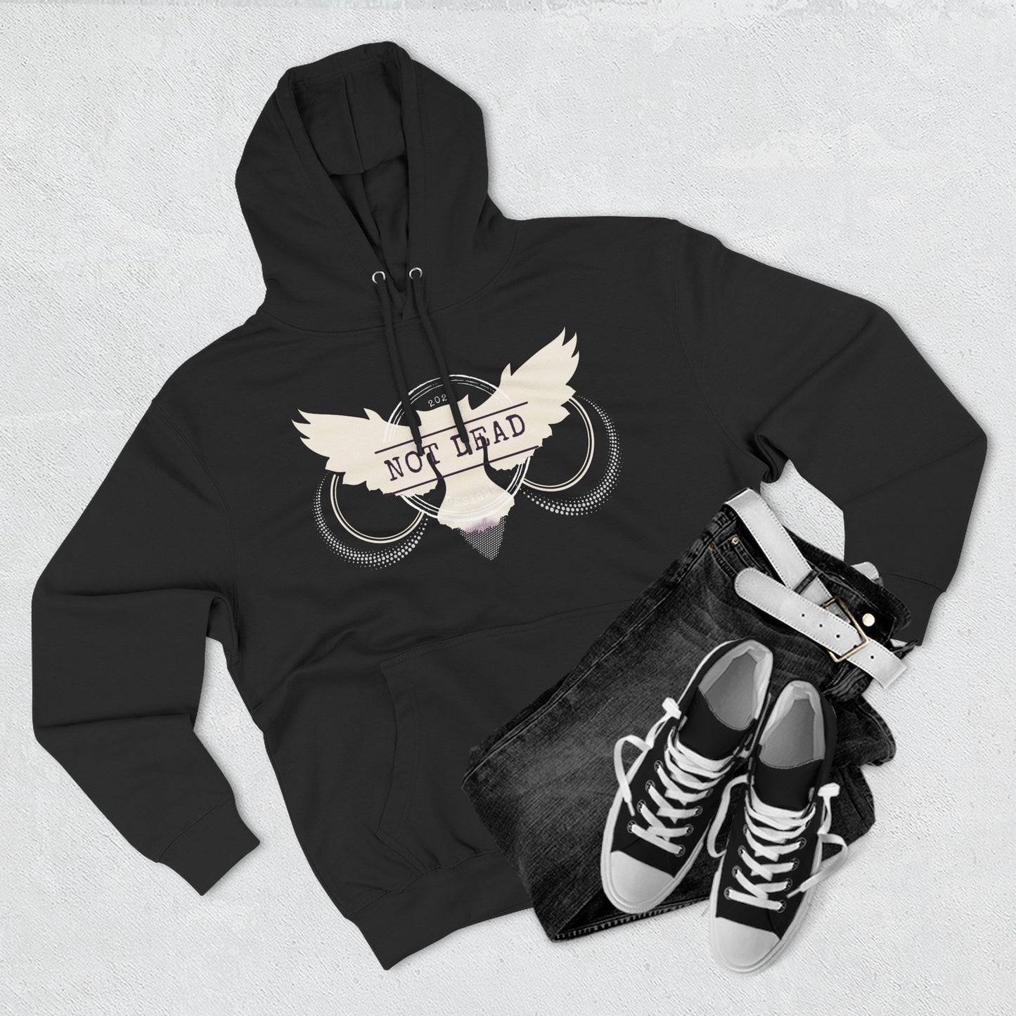 Wisdom - Three-Panel Fleece Hoodie
