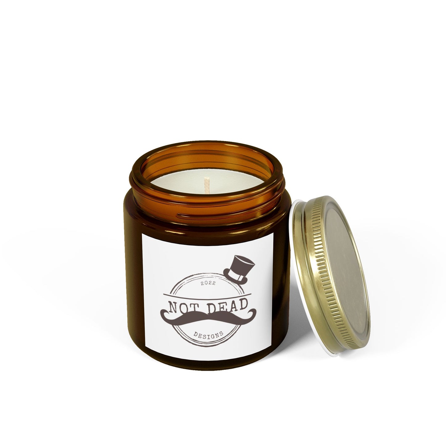 Candle- Coconut Apricot Wax Scented - Dapper, Not Dead!