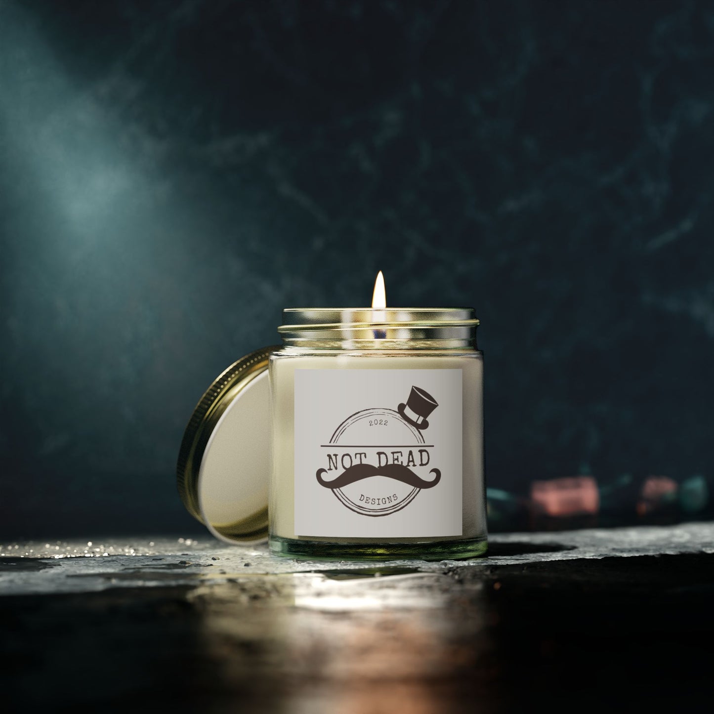 Candle- Coconut Apricot Wax Scented - Dapper, Not Dead!