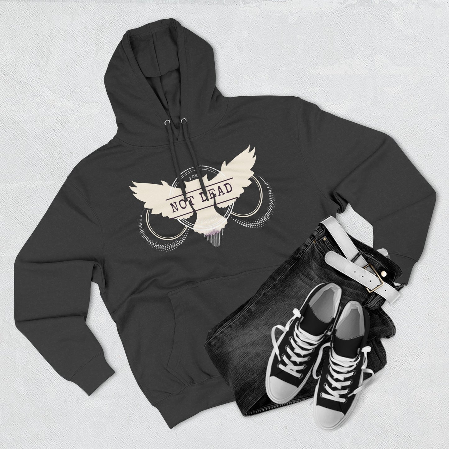 Wisdom - Three-Panel Fleece Hoodie