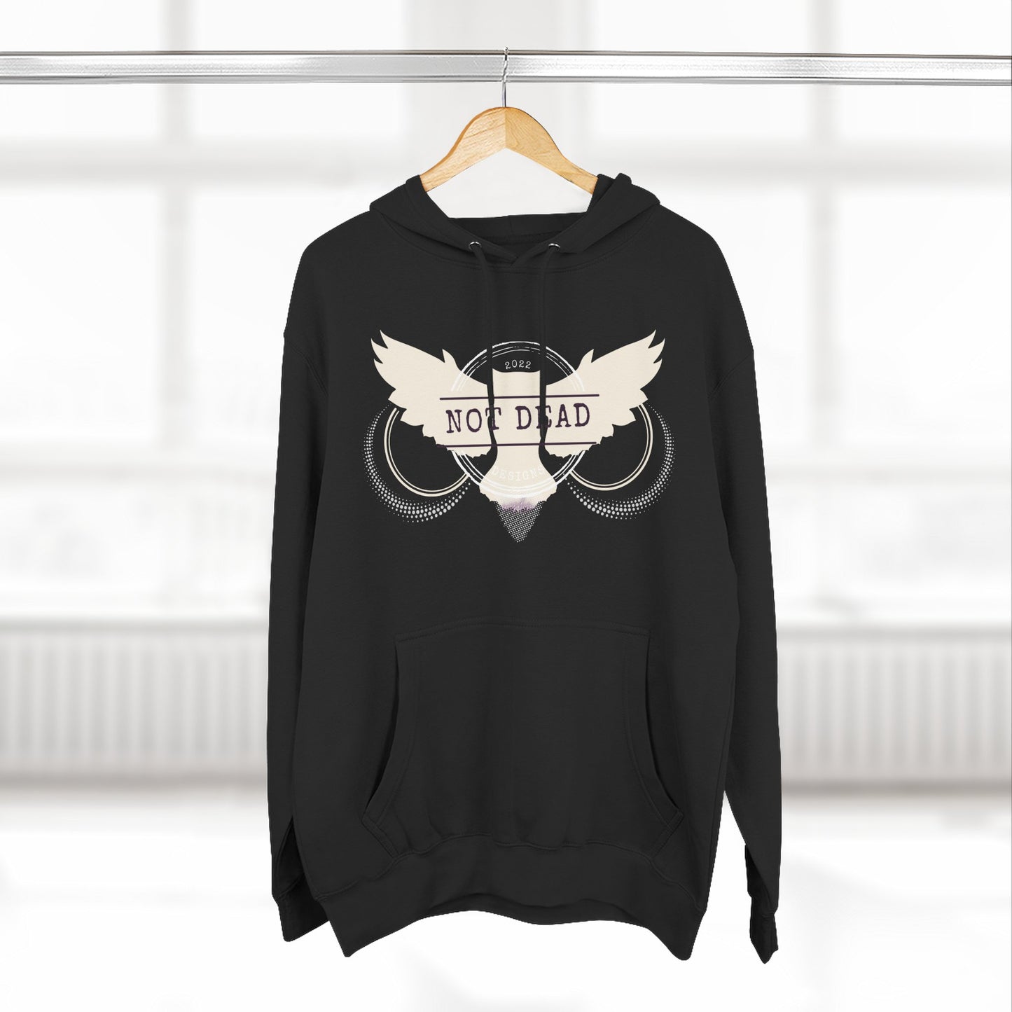Wisdom - Three-Panel Fleece Hoodie
