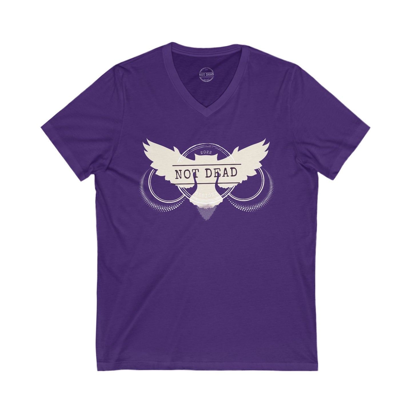 Wisdom - Unisex Jersey Short Sleeve V-Neck Tee