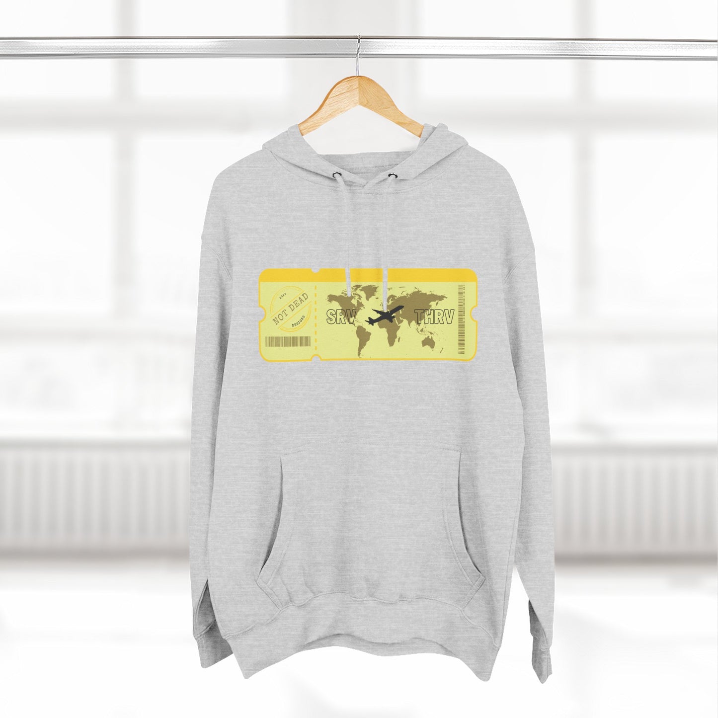 Thrive - Three-Panel Fleece Hoodie