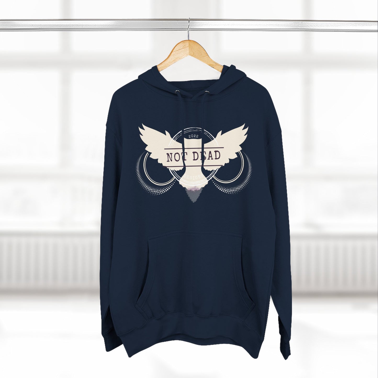 Wisdom - Three-Panel Fleece Hoodie
