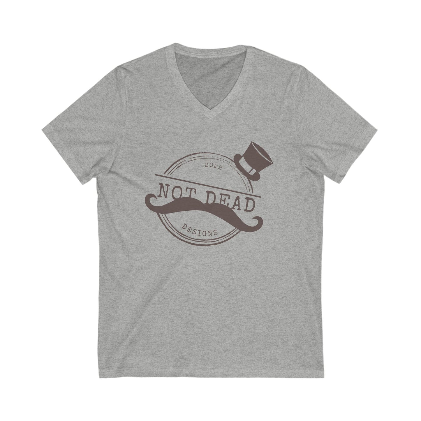 Unisex Jersey Short Sleeve V-Neck - Dapper Tee