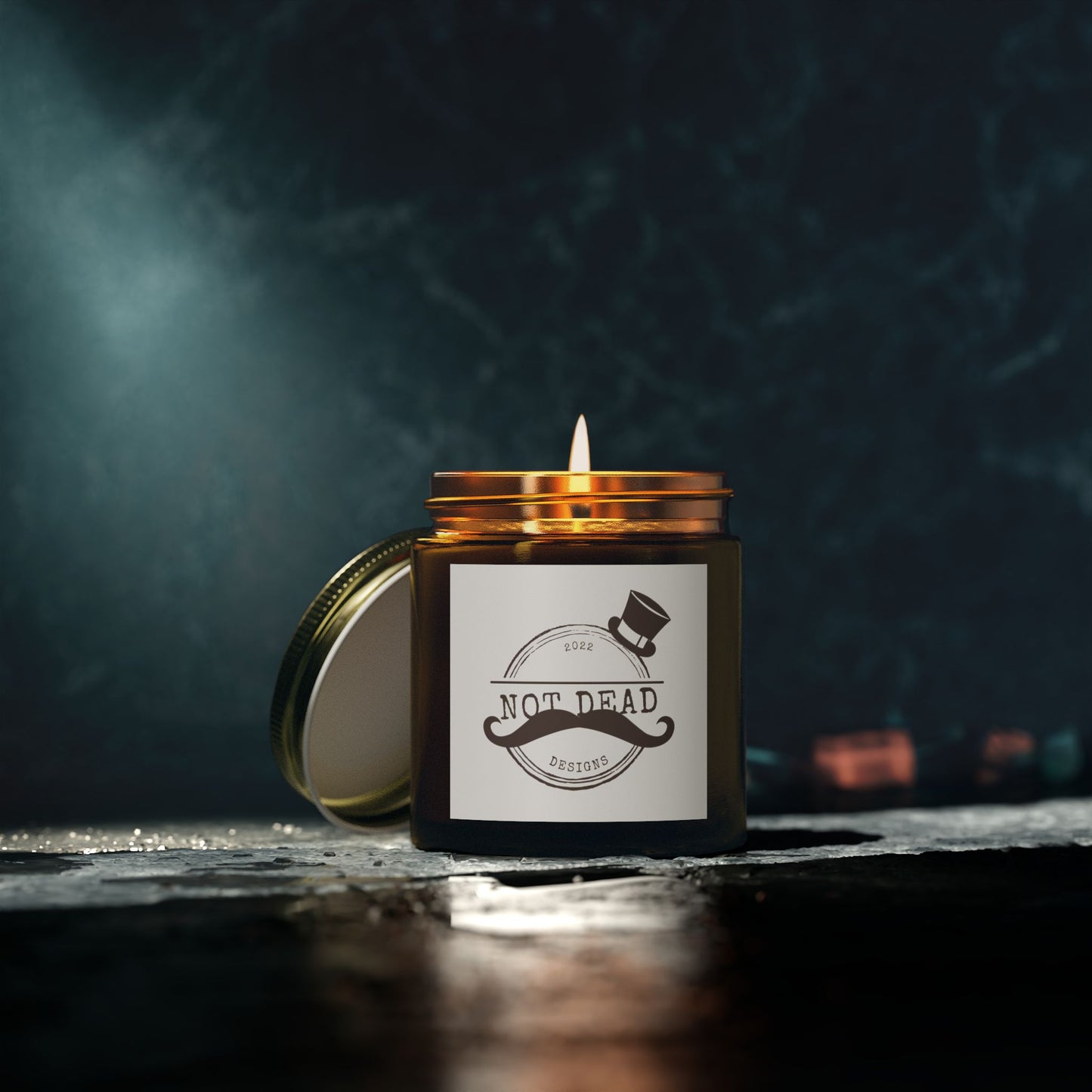 Candle- Coconut Apricot Wax Scented - Dapper, Not Dead!
