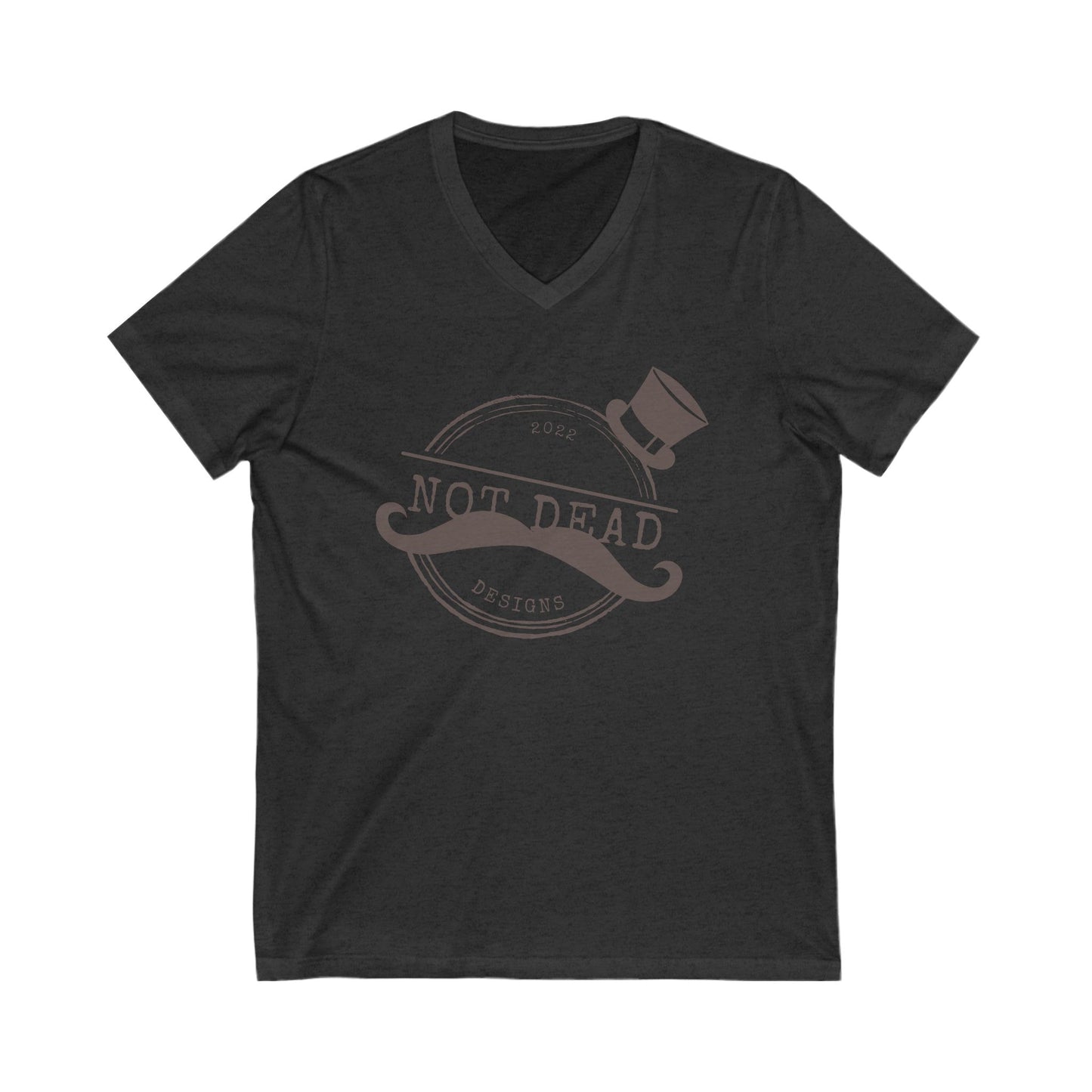 Unisex Jersey Short Sleeve V-Neck - Dapper Tee
