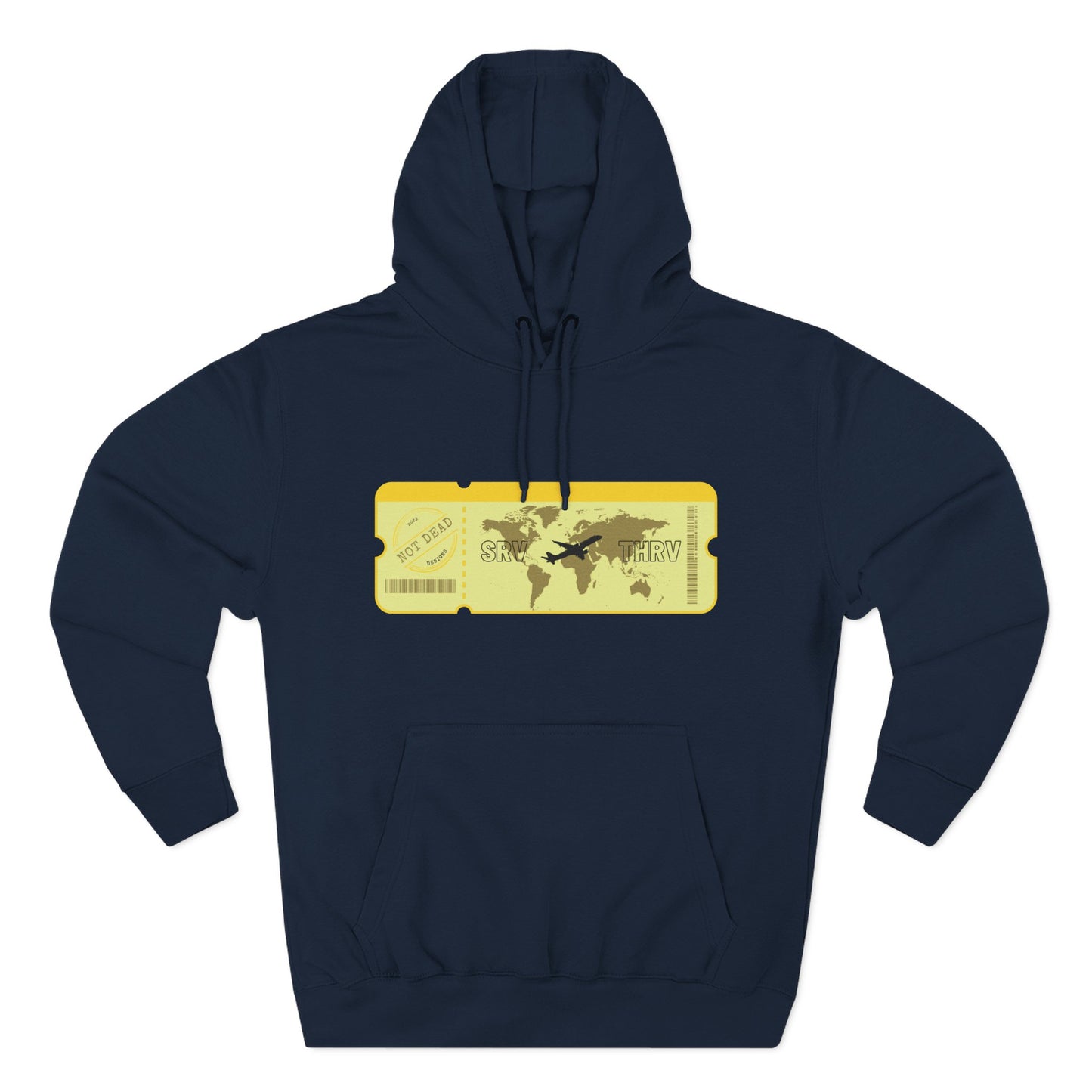 Thrive - Three-Panel Fleece Hoodie