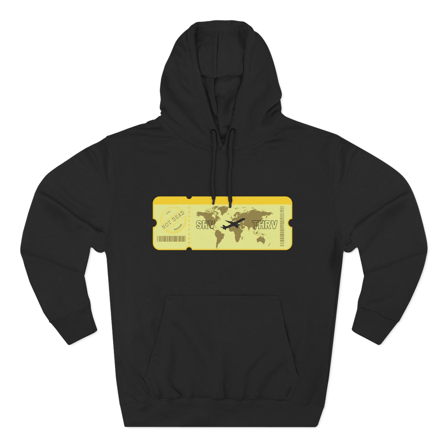 Thrive - Three-Panel Fleece Hoodie