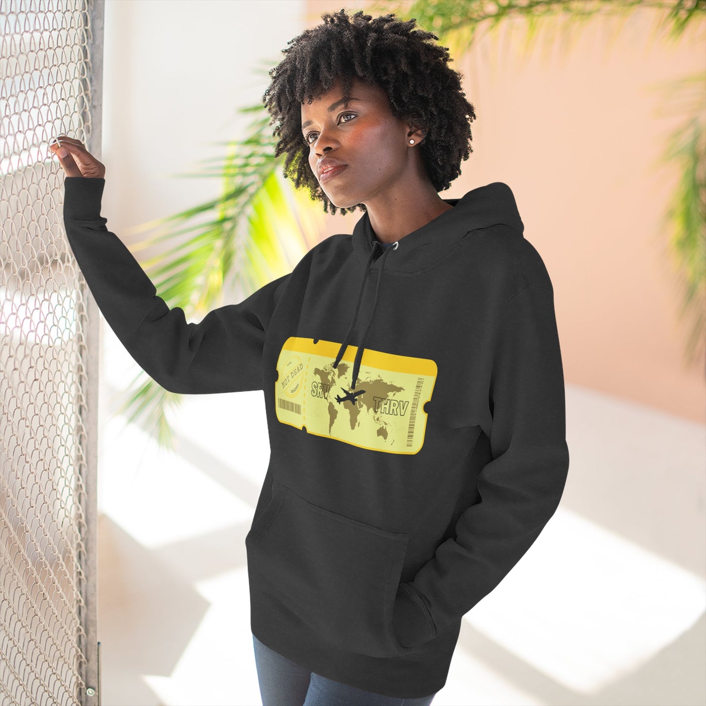 Thrive - Three-Panel Fleece Hoodie