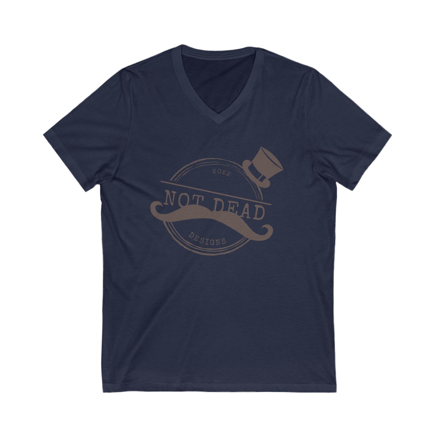 Unisex Jersey Short Sleeve V-Neck - Dapper Tee