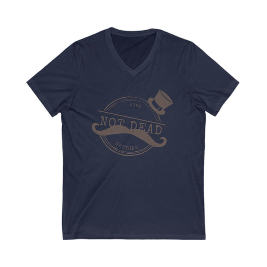 Unisex Jersey Short Sleeve V-Neck - Dapper Tee