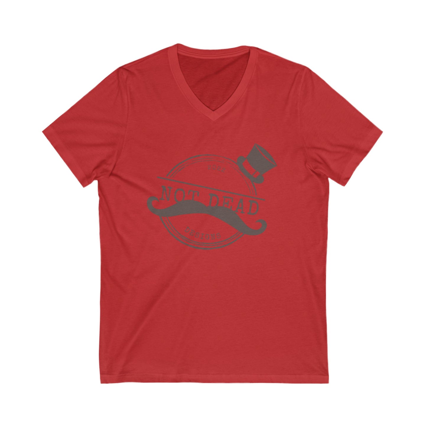 Unisex Jersey Short Sleeve V-Neck - Dapper Tee