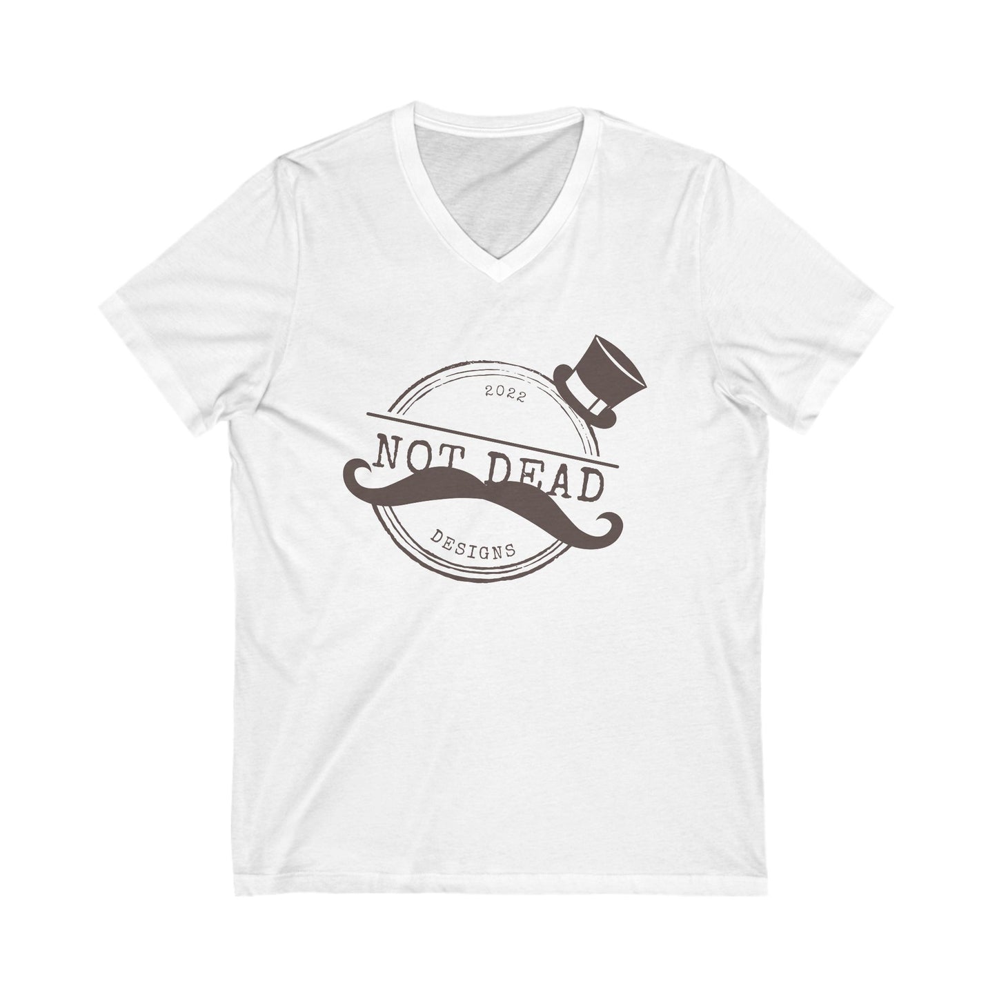 Unisex Jersey Short Sleeve V-Neck - Dapper Tee