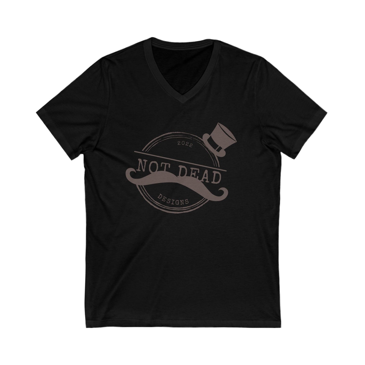 Unisex Jersey Short Sleeve V-Neck - Dapper Tee