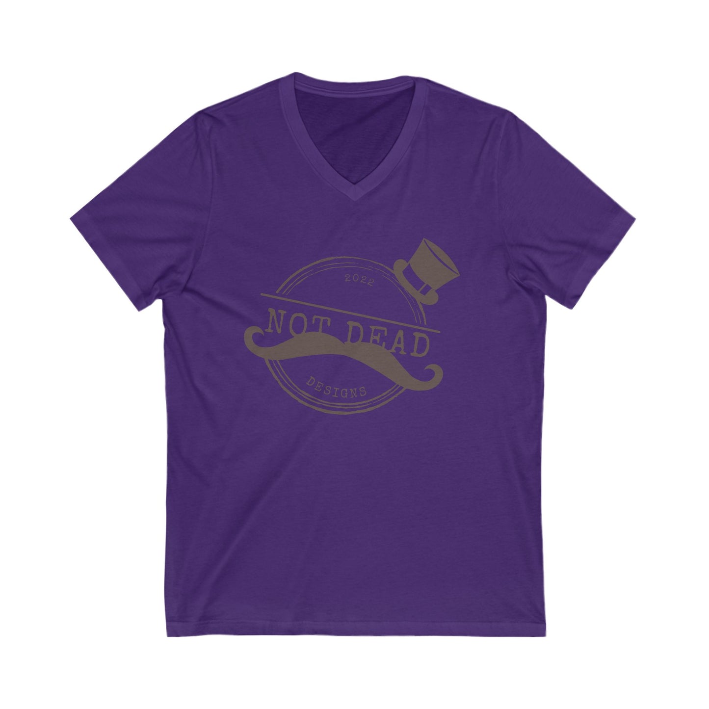 Unisex Jersey Short Sleeve V-Neck - Dapper Tee