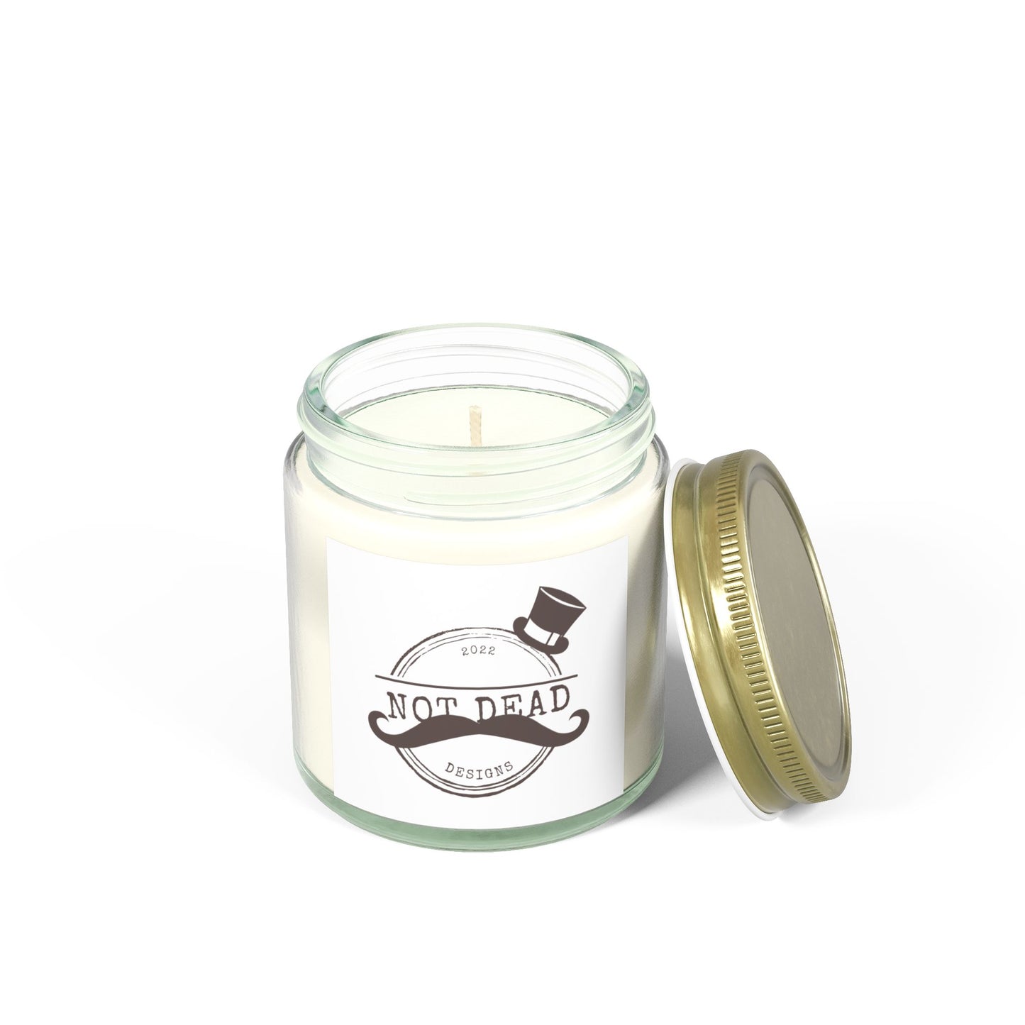 Candle- Coconut Apricot Wax Scented - Dapper, Not Dead!