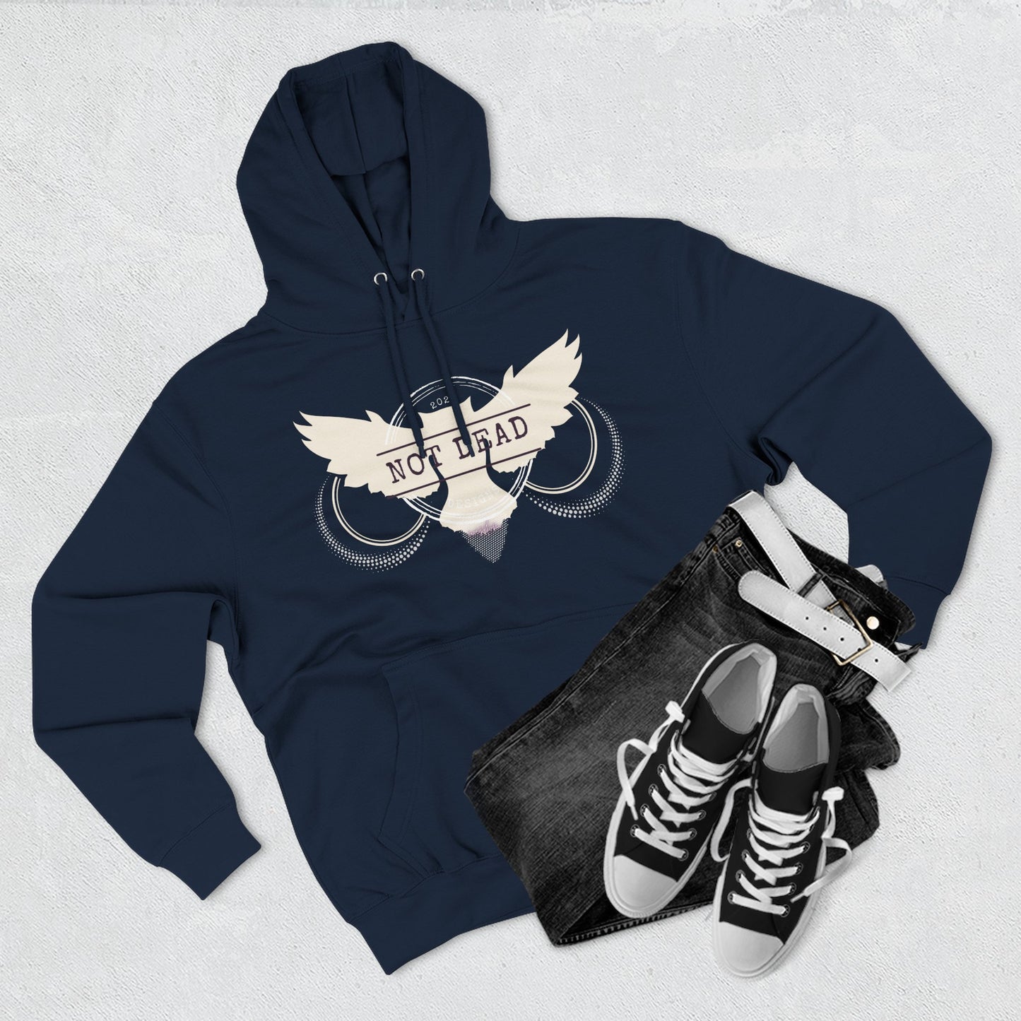 Wisdom - Three-Panel Fleece Hoodie
